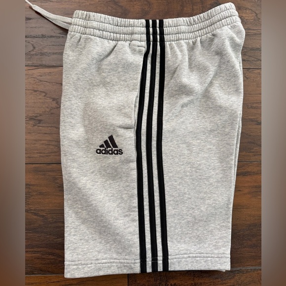 adidas Other - Adidas Men's Athletic Shorts in Gray with Black Stripes